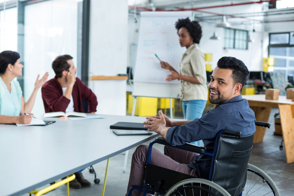 worker with disability