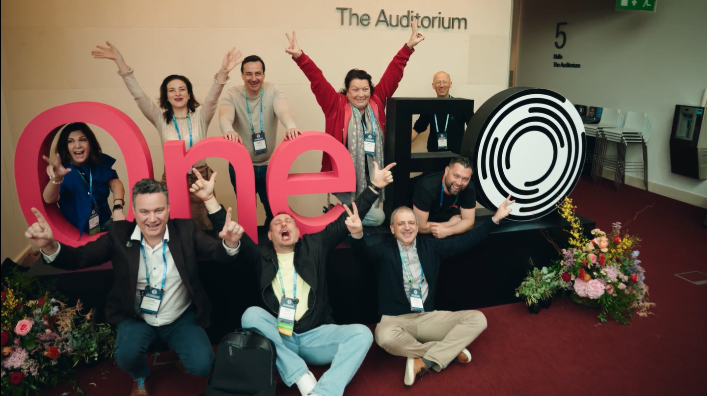 Members jubilant OneEO sign.png